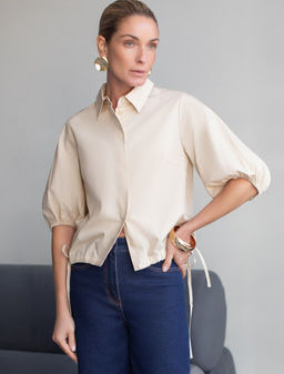 D29.264 Блузка женская светло-бежевый