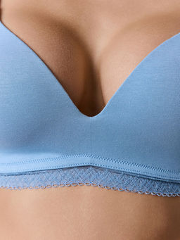 Бюстгальтер женский синий с формованной чашкой - Mark formelle фото 9
