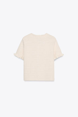 RUFFLED KNIT CARDIGAN - Zara фото 10