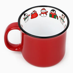 Кружка керамическая новогодняя «С Новым годом!», 450 мл