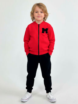 Комплект спортивный 22-7238 красный|черный - Mini maxi фото 4