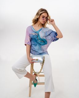 Футболка с авторским принтом 17.3.1 - Elena sorti фото 8