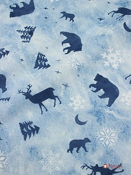 Рогожка Полярная ночь, ш.1.5м, хлопок-100%, 165гр/м.кв