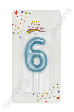 Свечи праздничные "6" (SF-7831) №43