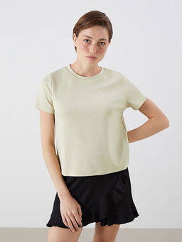 Bisiklet Yaka Kad?n Ti??rt