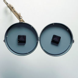 Часы настенные интерьерные «Финетти», двусторонние, на подвесе, 28×29.5 см, d=21.5 см, от батареек 2хАА