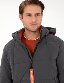 Antrasit Kap__onlu Spor Mont - Pierre cardin фото 2