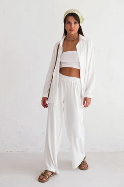 9611 Костюм летний белый (остаток: КОСТЮМ - рубашка+брюки 48р-р) - Martichelli фото 3