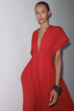 ZW COLLECTION MIDI DARTED DRESS - Zara фото 2