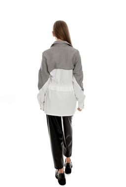 Жакет AURA 2059-176 белый с черным  фото 3