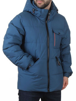 6393 BLUE Куртка мужская зимняя (200 гр. холлофайбер)