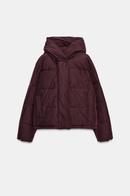 SHORT WATER-REPELLENT WINDPROOF HOODED ANORAK - Zara фото 6