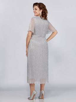 Платье Mira Fashion 5392W-Р серебро