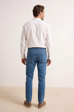 Mavi Slim Fit Esnek Kuma_ Kot Pantolon Jeans TMNSS26JE00002 - Trendyolmilla фото 2