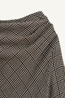 LIMITED EDITION CHECKED DRESS WITH BOX PLEATS - Zara фото 10