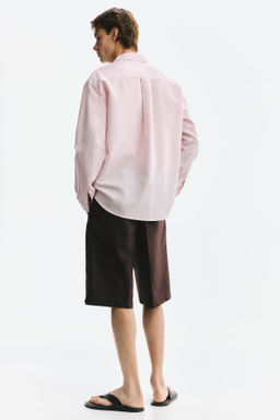 Camisa en mezcla de lino Relaxed Fit - H&m фото 10