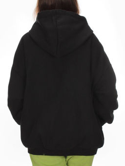 2560 BLACK Худи женское (50 гр. синтепон) - Фабричный китай фото 5