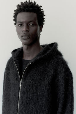 Chaqueta efecto pelo en mezcla de lana - H&m фото 3