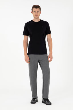 Мужские спортивные штаны антрацитового меланжа Неожиданная скидка в корзине