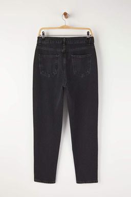 Koyu Mavi Yuksek Bel Mom Jeans TWOAW26JE00159 - Trendyolmilla фото 6
