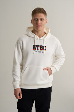 Худи Серо-белый ANTA SPORTS CLUB Sweat Hoodie