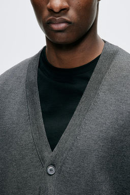 Cardigan de punto fino Regular Fit - H&m фото 4