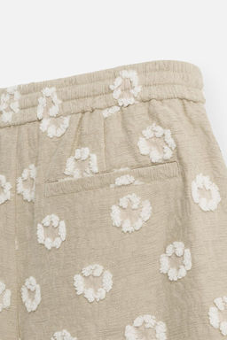 JACQUARD TEXTURED BERMUDA SHORTS - Zara фото 8