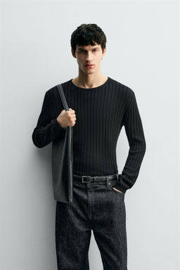 RIBBED TEXTURED JUMPER - Zara фото 2