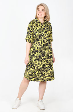 Платье София Х-452 (46-62) кулирка - Лотос фото 14