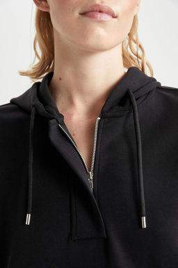 DeFactoFit Oversize толстовка премиум-класса для спортсменов с капюшоном  фото 8