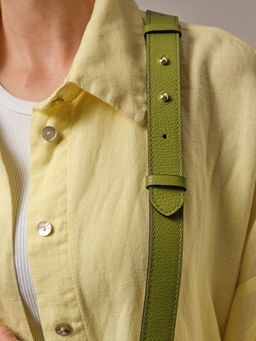 Сумка через плечо Deboro 30574 зеленый бамбук