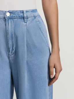 Джинсы balloon со складками / Zarina  фото 5