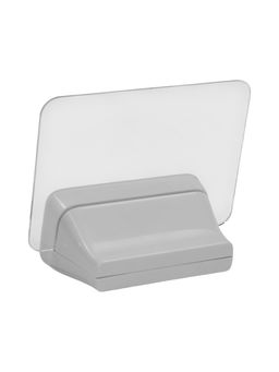 Часы - будильник электронные «Послание», с маркером, подсветка зелёного цвета, белый