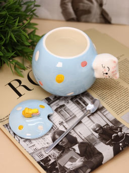 Кружка Cat fireworks, blue (430 ml)