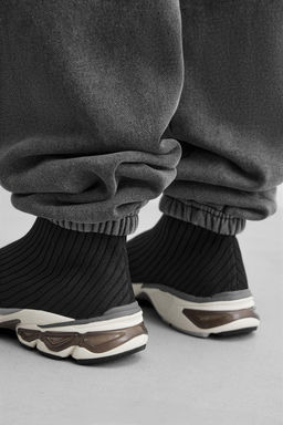 FABRIC HIGH-TOP SNEAKERS - Zara фото 4