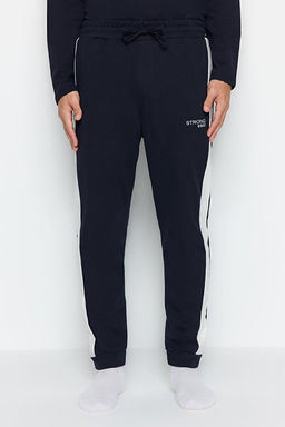 Lacivert Regular Kesim Nak__l_ _erit Detayl_ _rme Pijama Tak_m_ TMNAW24PT00030 - Trendyolmilla фото 2