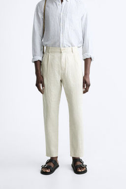 %100 KETEN PANTOLON - Zara фото 19