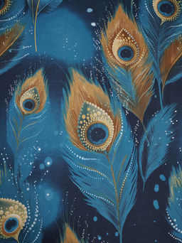 Комплект наволочек бязь люкс - Перо павлина 50х70