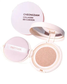 Cheongdam Collagen BB Cushion № 21 - Кушон для лица с коллагеном №21, 15 гр*2 шт