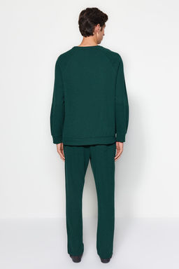 TRENDYOL MAN Lacivert Regular Fit Waffle Orme Pijama Tak?m? TMNAW23PT00015 - Trendyolmilla фото 14