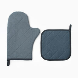 Набор кухонный Этель Snow fun, варежка 20?28 см, прихватка 19?19 см,100% хлопок