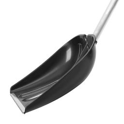 Лопата пластиковая, ковш 420 × 410 мм, с алюминиевой планкой, алюминиевый черенок, «Белый Медведь»