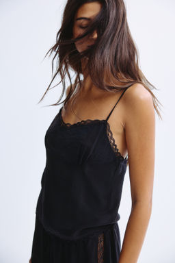 Pijama con inserciones de encaje - H&m фото 8