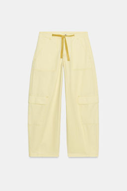 PANTAL?N OVERSIZE CARGO / Amarillo