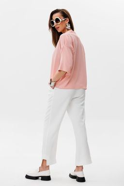 Костюм NIKVA н495 пудра+молоко  фото 3