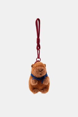 CAPYBARA SCARF CHARM KEY RING - Zara фото 2