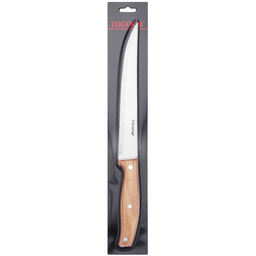 Синьор Нож кухонный 195мм из нержавеющей стали, деревянная ручка, в блистере (Китай) - Домашняя мода фото 3