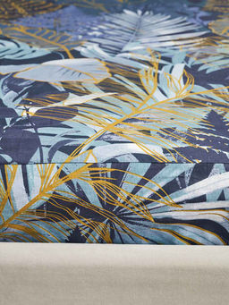 Простыня бязь на резинке - Ночные тропики 160х200х25