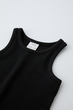RIBBED RACERBACK TOP - Zara фото 12