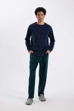 Desenli Cepli Polar Pijama Alt? - Defacto фото 2